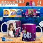 plantillas para sublimar tazas de trolls