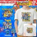 plantillas para sublimar camisetas cumpleaños pokemon