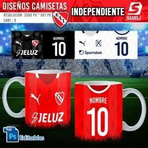 plantillas para sublimar tazas camisetas independiente